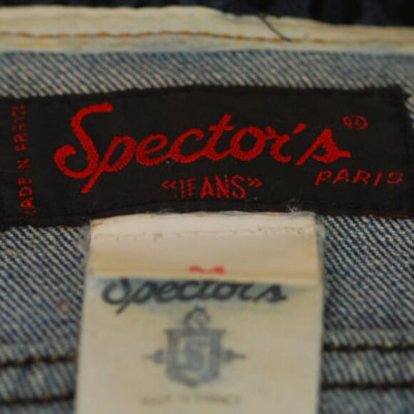 Spector's 1990's Jean Jacket With Net Hood & Bead Work On The Back - France - Picture 7 of 8